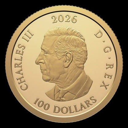 2026 $100 1/4 oz Pure Gold Coin - 100th Anniversary of The Royal Canadian Legion (253449)
