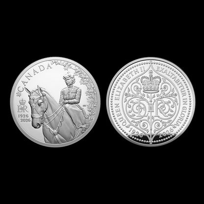2026 $20 Fine Silver Two-Coin Set 100th Anniversary of the Birth of Queen Elizabeth II (253710)