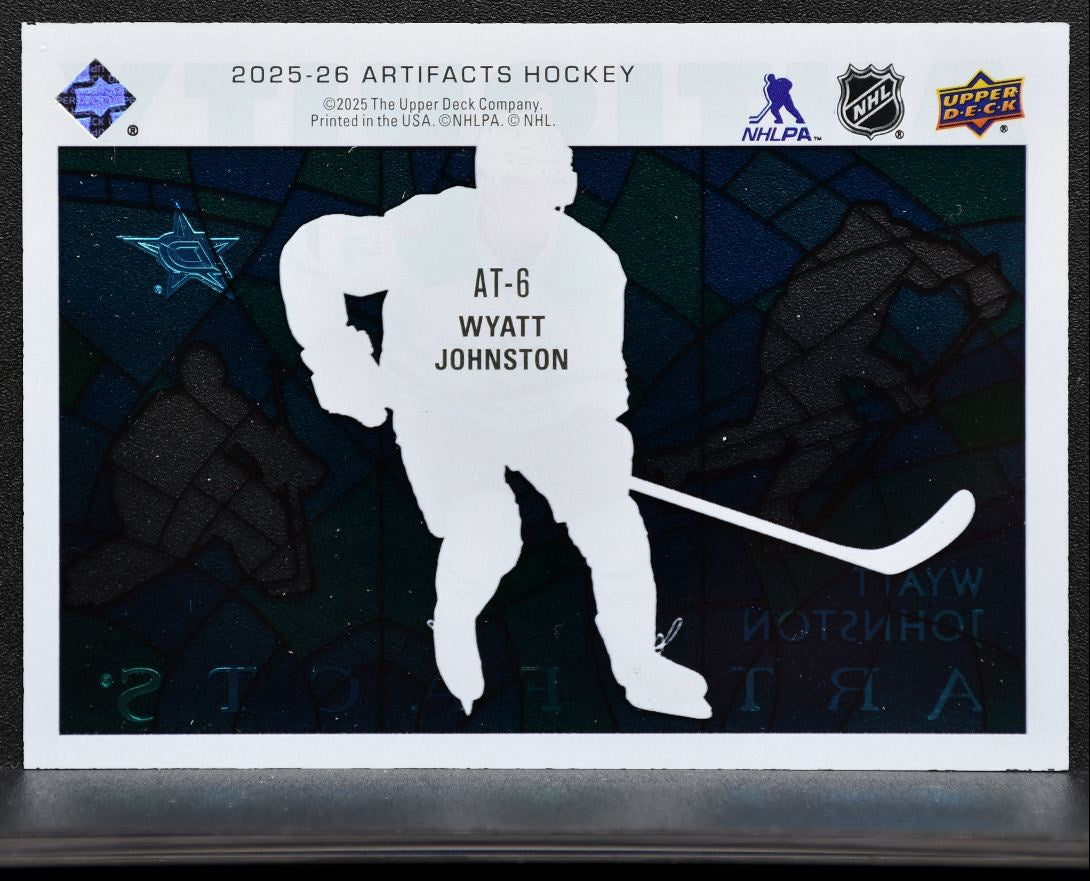 2025-26 Upper Deck Artifacts Antiquity Wyatt Johnston AT-6 Dallas Stars 3208