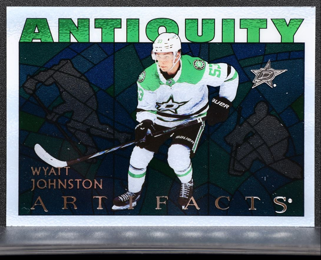 2025-26 Upper Deck Artifacts Antiquity Wyatt Johnston AT-6 Dallas Stars 3208