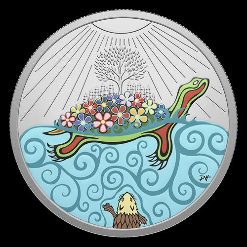 1 oz. Fine Silver Coin - Turtle Island (254104)