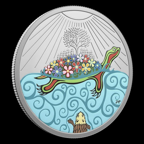 1 oz. Fine Silver Coin - Turtle Island (254104)