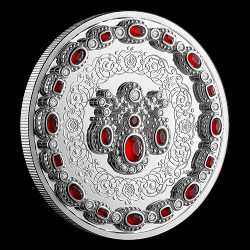 20$ 1 oz Fine Silver Coin Crown Jewels A Tribute to the 100th Anniversary of the Birth of Queen Elizabeth II (254251)