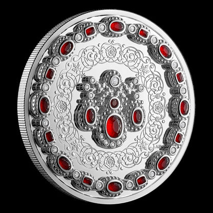 20$ 1 oz Fine Silver Coin Crown Jewels A Tribute to the 100th Anniversary of the Birth of Queen Elizabeth II (254251)