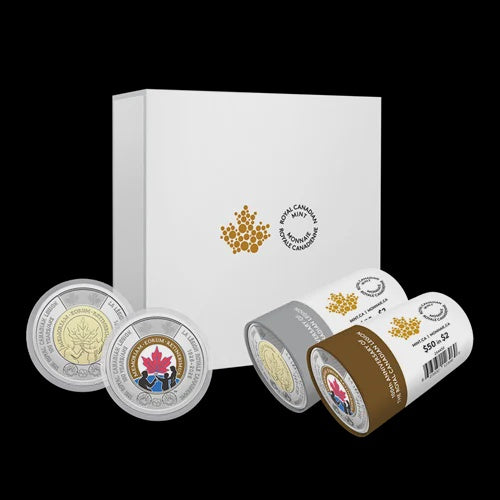 2026 $2 100th Anniversary of The Royal Canadian Legion Special Wrap Roll Box Set