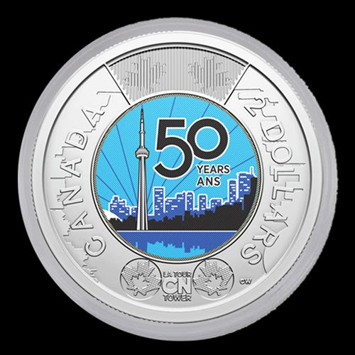 2026 $2 50th Anniversary of the CN Tower Special Wrap Roll Box Set (254330)