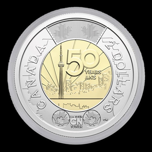 2026 $2 50th Anniversary of the CN Tower Special Wrap Roll Box Set (254330)