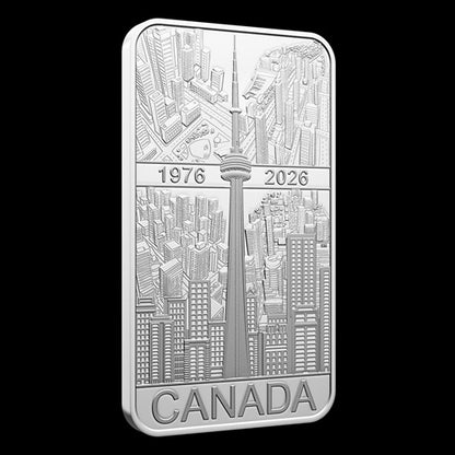 20$ 1 oz. Fine Silver Coin CN Tower 50th Anniversary (254709)