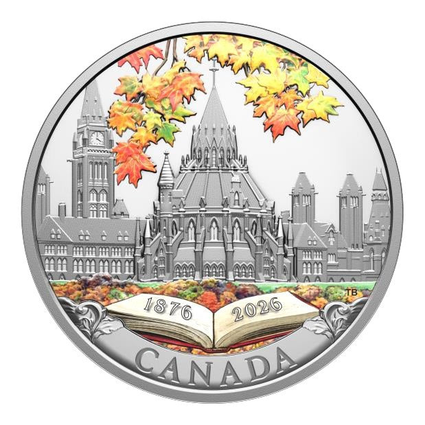2026 $20 Fine Silver Coin – 150th Anniversary of the Library of Parliament