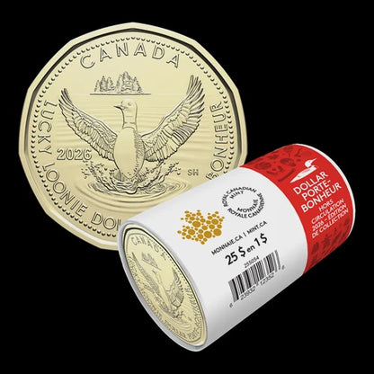 2026 Collector's Edition Non-Circulation $1 Special Wrap Roll: Lucky Loonie (255054)