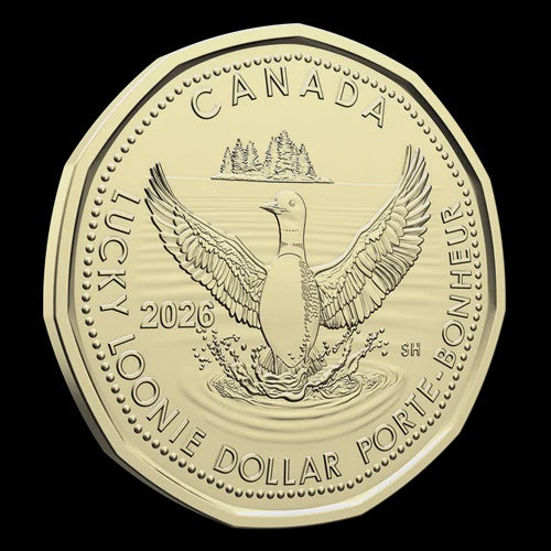 2026 Collector's Edition Non-Circulation $1 Special Wrap Roll: Lucky Loonie (255054)
