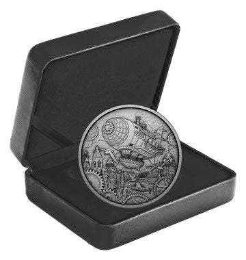 2026 $50 Fine Silver Coin - A Whimsical Tale - Blimp (255106)