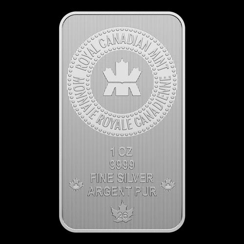 1 Oz. 99.99% Pure Silver Bar In Proudly Canadian 2026 (Premium Bullion) (255659)