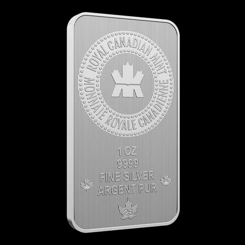 1 Oz. 99.99% Pure Silver Bar In Proudly Canadian 2026 (Premium Bullion) (255659)