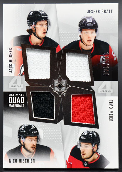 2024-25 UD Hughes/Bratt/Hischier/Meier New Jersey Devils /149 Jersey