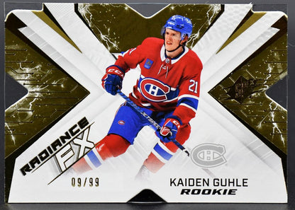 2022-23 SPx Kaiden Guhle RFX-69 Montreal Canadiens RC 09/99