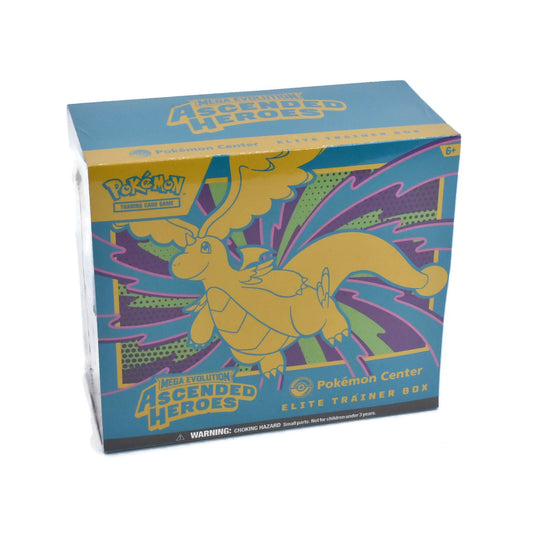 Pokémon TCG SEALED ASCENDED HEROES Pokemon Center ETB Elite Trainer Box New