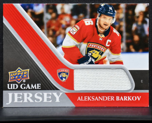 2020-21 UD UD Game Jersey Aleksander Barkov GJ-AB Jersey 8038