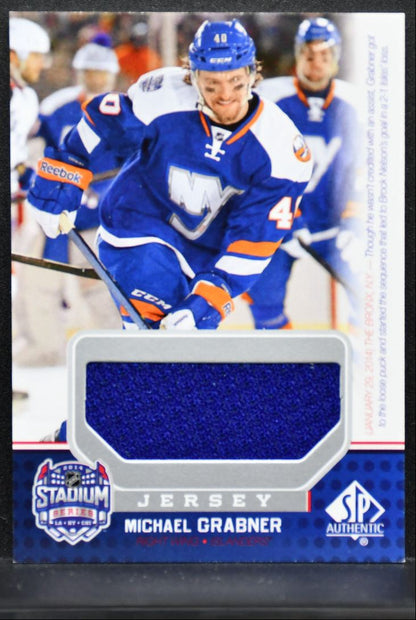 2014-15 SP Game Used Stadium Series Materials Jerseys Grabner Jersey 1779