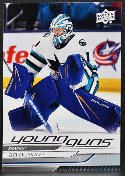 2024-25 Upper Deck Series 2 Young Guns Devin Cooley 473 San Jose Sharks RC 7467