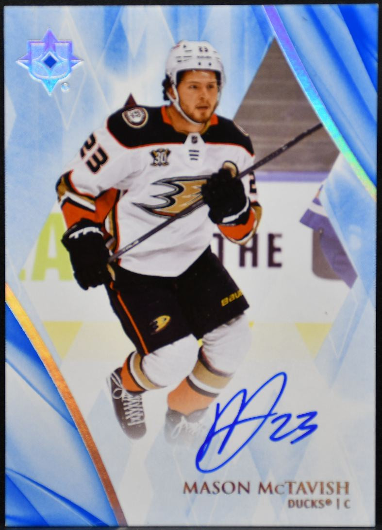 2023-24 UD Ultimate Collection Autographs Mason McTavish 2 Ducks Auto 6505