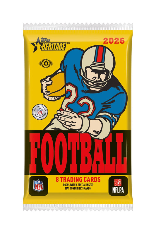2026 Topps Heritage Football Fat Pack