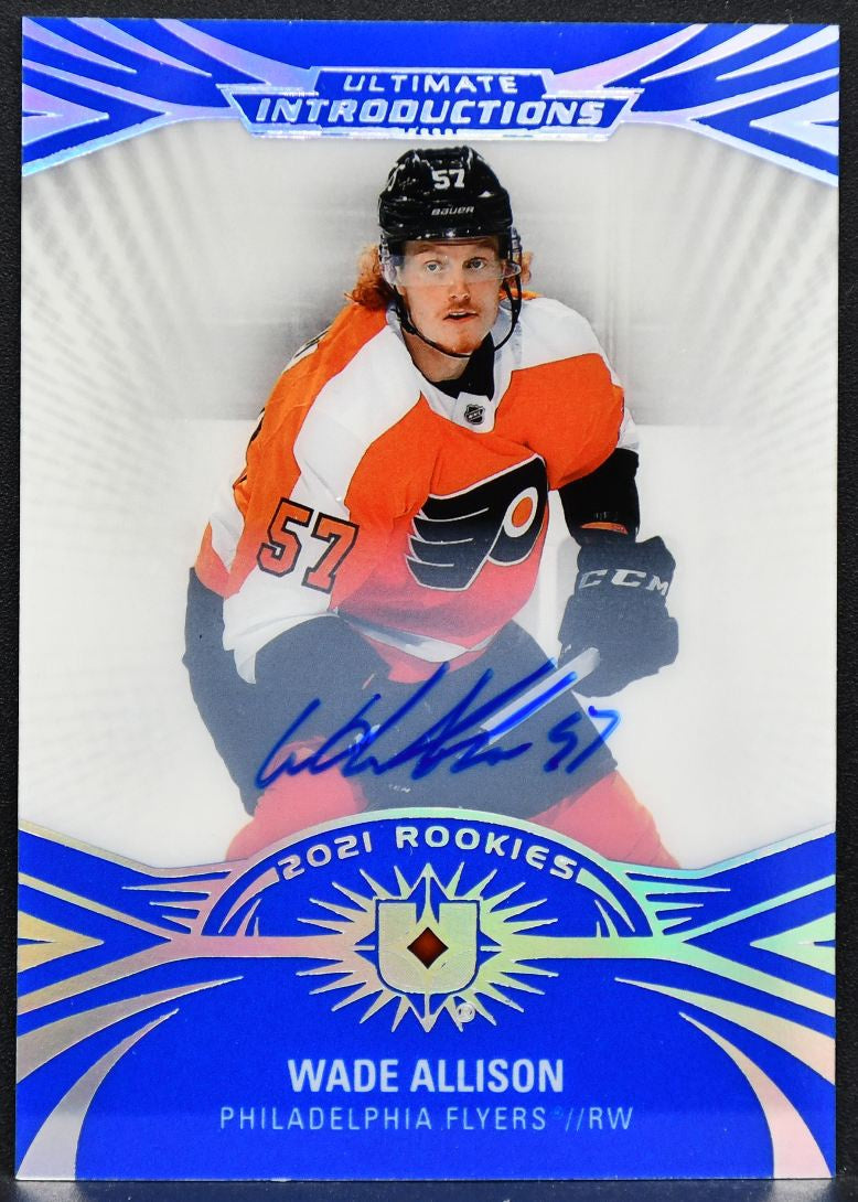 2021-22 UD Ultimate Collection Ultimate Introductions Auto Wade Alliso ...