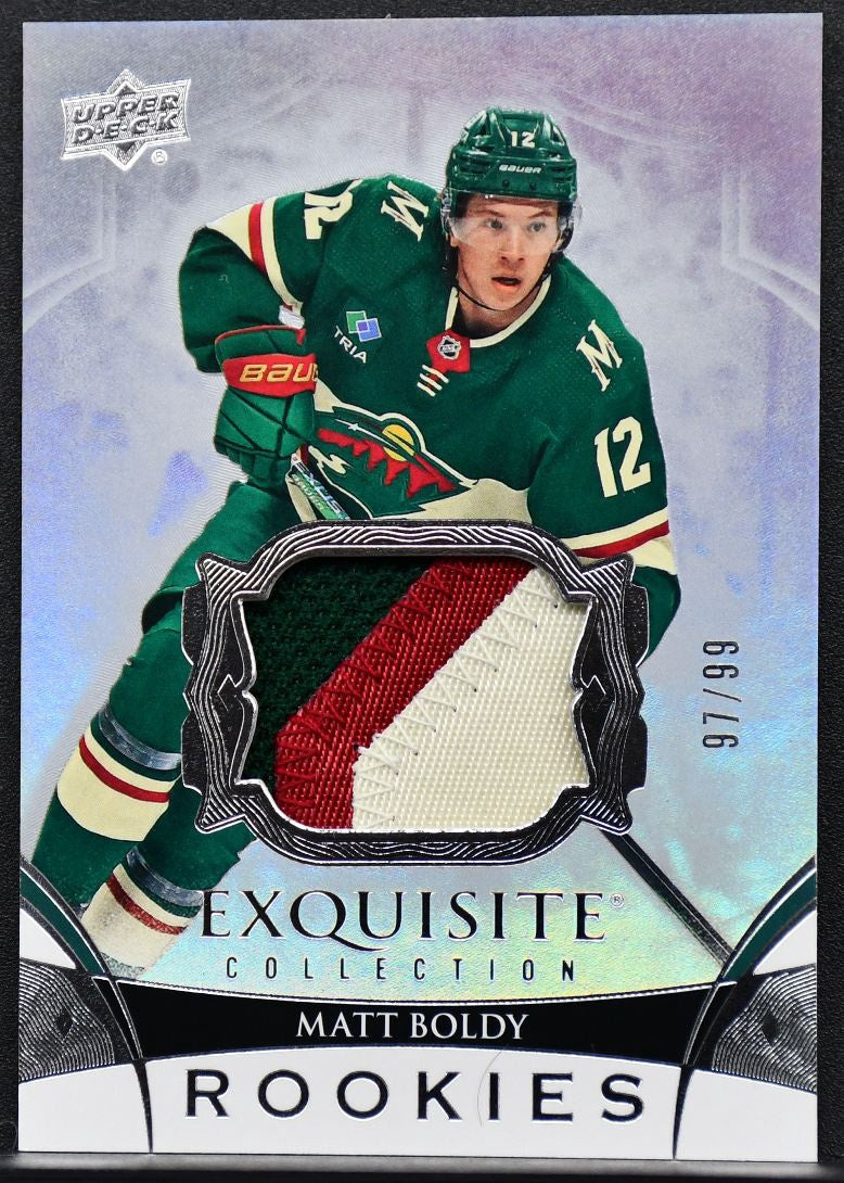 22-23 UD Black Diamond Exquisite Collection RC Patch Boldy Wild RC /99 Patch 4619