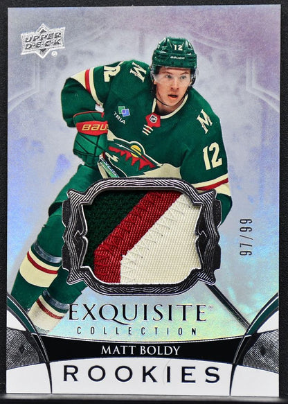 22-23 UD Black Diamond Exquisite Collection RC Patch Boldy Wild RC /99 Patch 4619