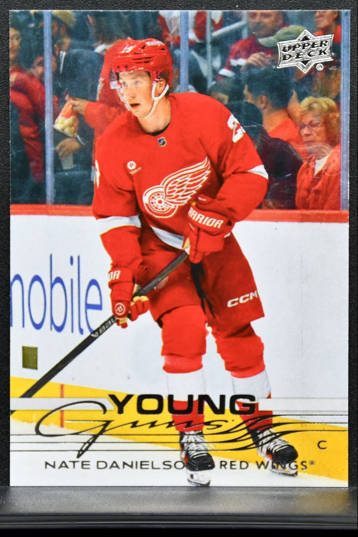 2025-26 Upper Deck Extended Series Young Guns Nate Danielson Red Wings RC 0047