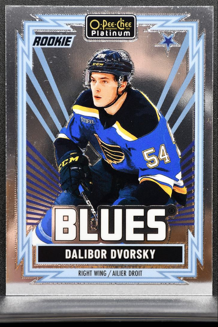 2025-26 O-Pee-Chee Platinum Retro Rookie Dalibor Dvorsky St. Louis Blues RC 3888