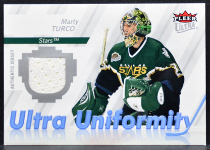 2007-08 Fleer Ultra Uniformity Marty Turco U-MT Dallas Stars Jersey 5245