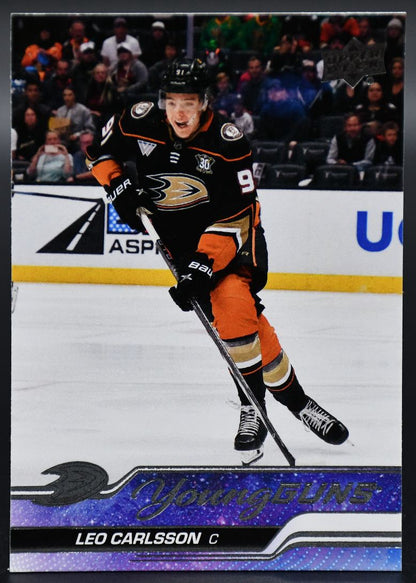 2023-24 UD Series 2 Leo Carlsson 468 Anaheim Ducks RC
