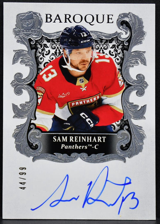 2024-25 UD The Cup Baroque Sam Reinhart BQ-SR Florida Panthers Auto 44 /99