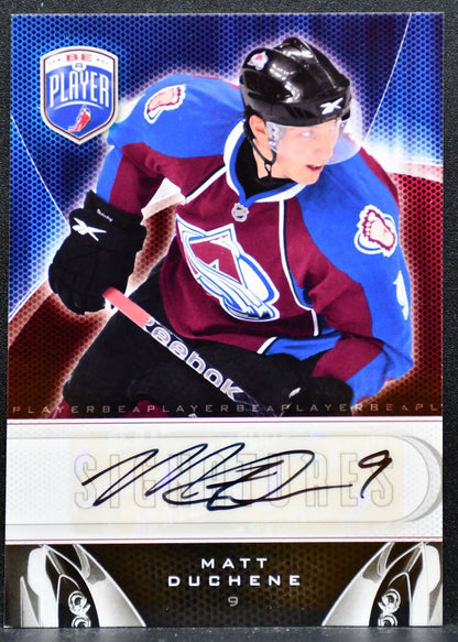 2009-10 Upper Deck Be A Player Signatures Matt Duchene S-MD Avalanche Auto 5955