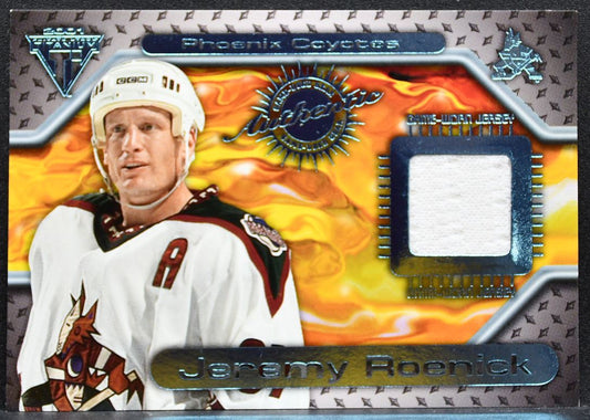 2000-01 Pacific Private Stock Titanium Jeremy Roenick Coyotes Jersey 6685