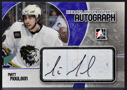 2007-08 In The Game Heroes and Prospects Auto Matt Moulson A-MM Monarchs 2179