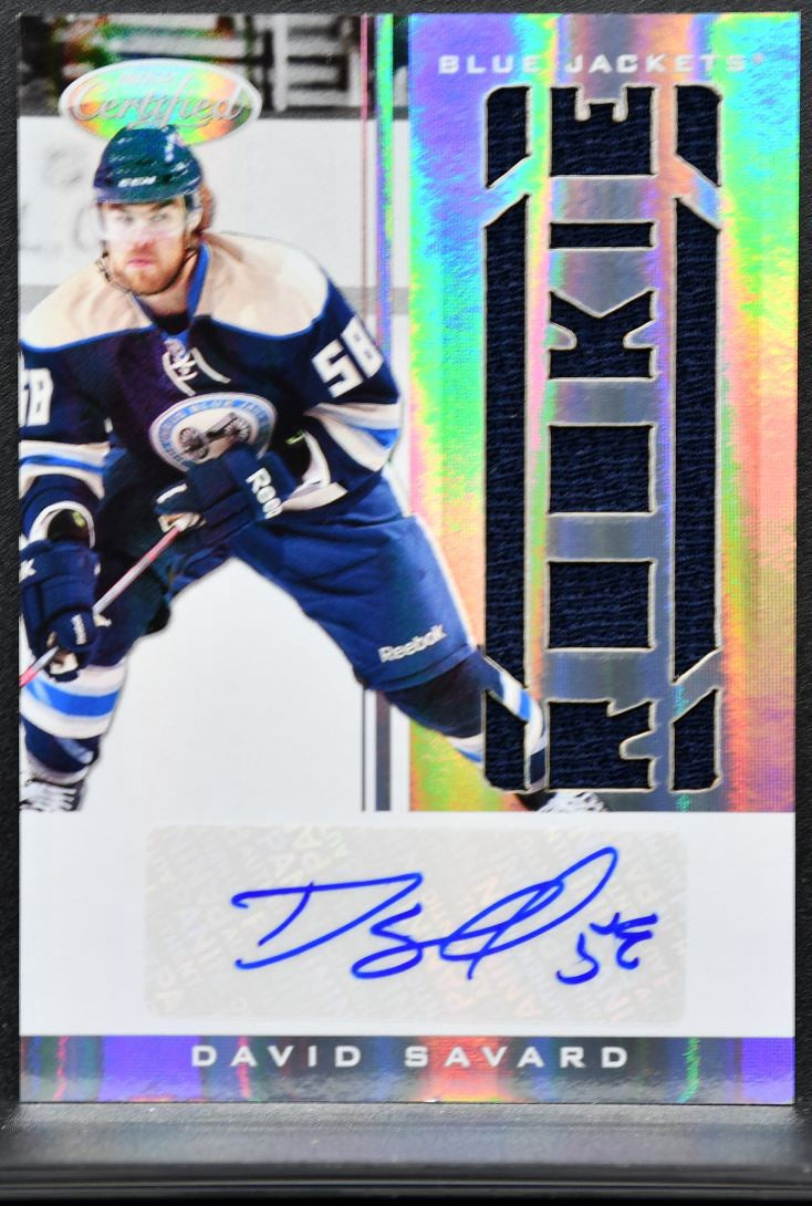 2012-13 Panini RC Anthology Freshman Fabrics Savard RC Auto /299 Jersey 4924
