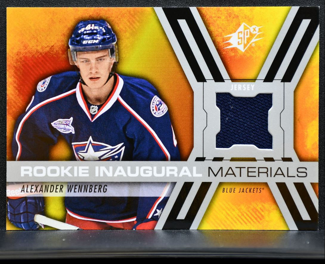 2014-15 SPx Rookie Inaugural Materials Wennberg RC Jersey 0414