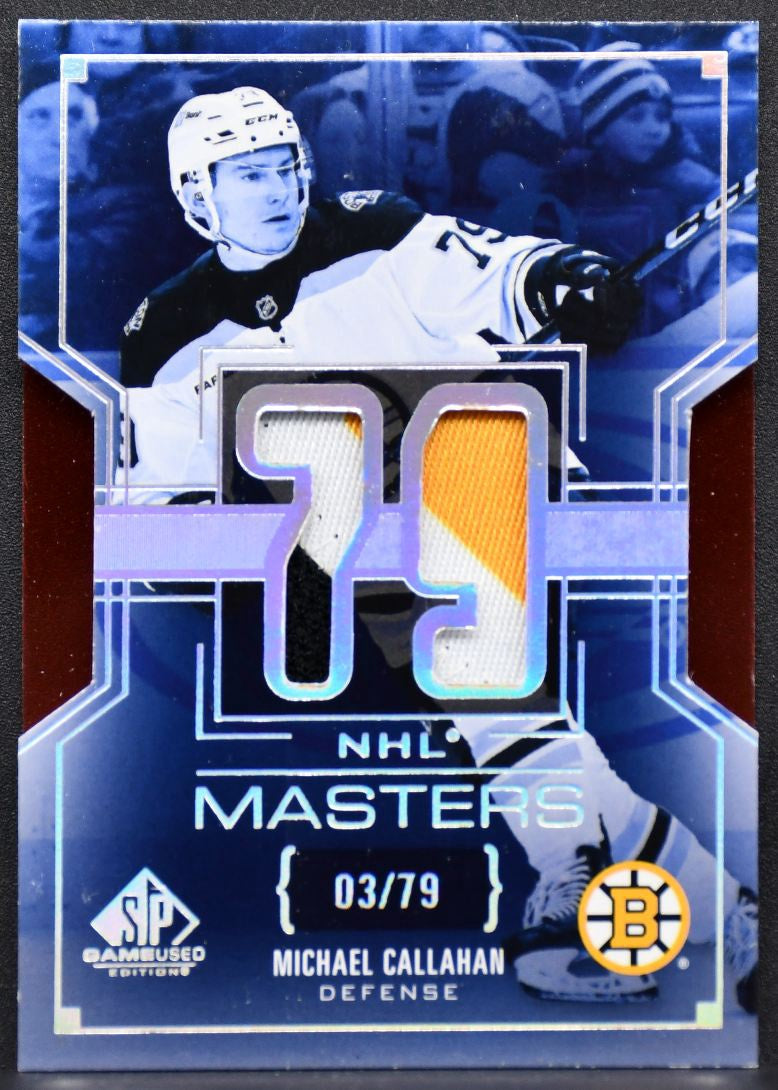 2025-26 SP Game Used NHL Masters Patch Michael Callahan NM-64 03/79 Patch 6797