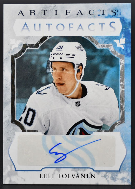 2023-24 UD Artifacts Eeli Tolvanen AF-ET Seattle Kraken Auto