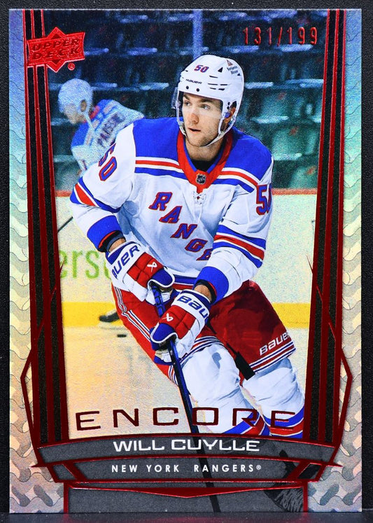 2025-26 UD Series 2 Encore Red Will Cuylle E-192 New York Rangers 131/199 9690