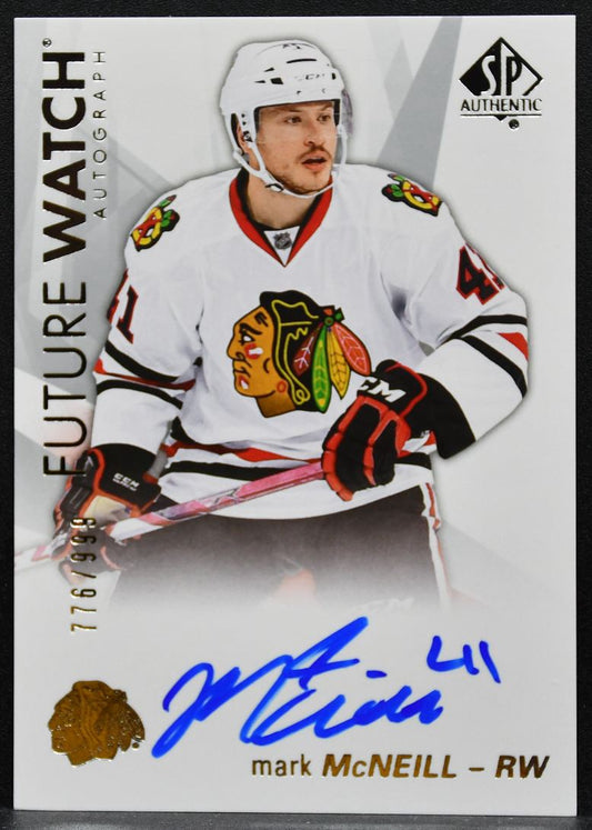 2016-17 SP Authentic Future Watch Auto Mark McNeill RC Auto 776/999 9974