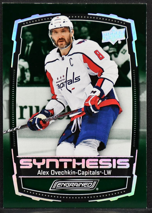 2023-24 UD Engrained Synthesis Alex Ovechkin S-18 Washington Capitals