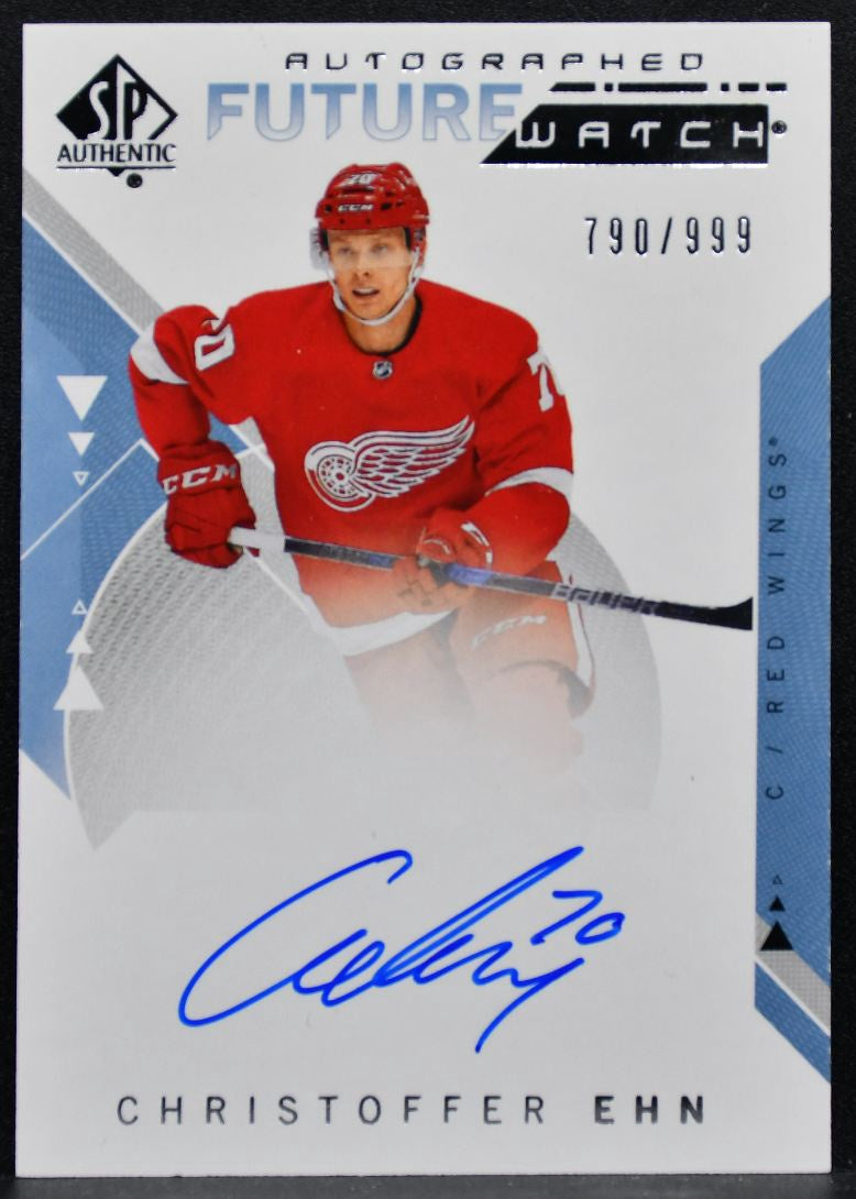 2018-19 SP Authentic Future Watch Auto Christoffer Ehn RC Auto 790/999 3852