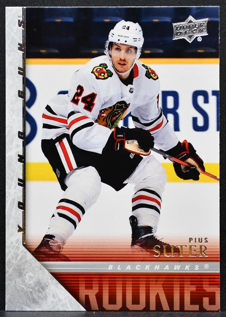 2020-21 UD Extended Series Young Guns 2005-06 Tribute Suter Blackhawks RC 2805