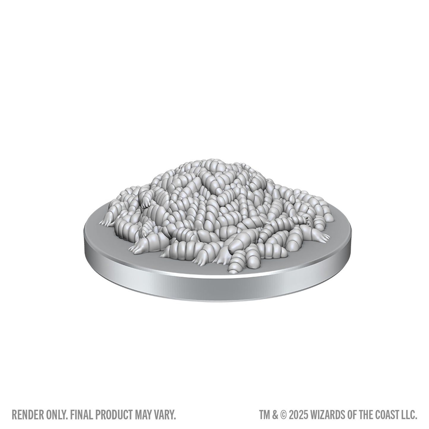 D&D Unpainted Minis Wv28 Swarm Of Rot Grubs & Rot Grub Victim