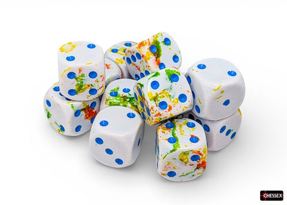 Chessex Brush™ Breezy™/blue 16mm Dice Block™ (24609)