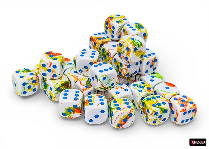 Chessex Brush™ Breezy™/blue 12mm Dice Block™ (24809)
