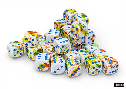 Chessex Brush™ Breezy™/blue 12mm Dice Block™ (24809)